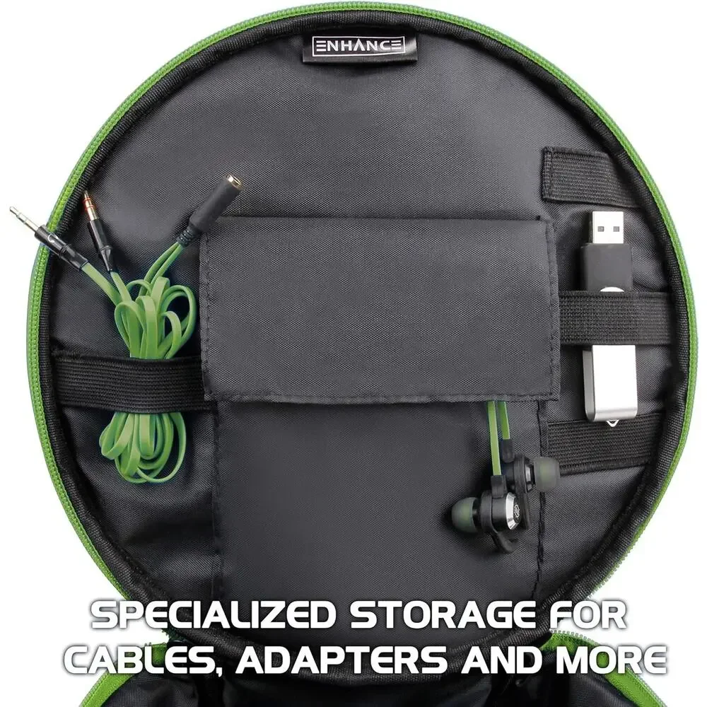 ENHANCE Portable Headphone Case for Wired & Wireless Headsets